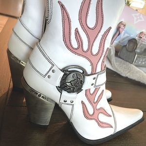 Brand new New Rock Leather Boots